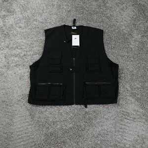 Nike Vest Mens Extra Large Life Outdoor Utility Fishing Black FN3214-010